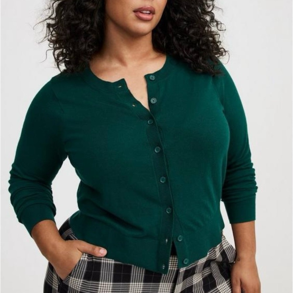 Torrid Crew Fitted Cardigan, 1X